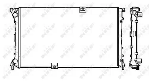 воден радиатор NRF 58330