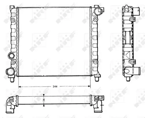 воден радиатор NRF 58766