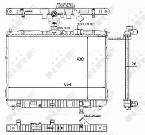 воден радиатор NRF 59046