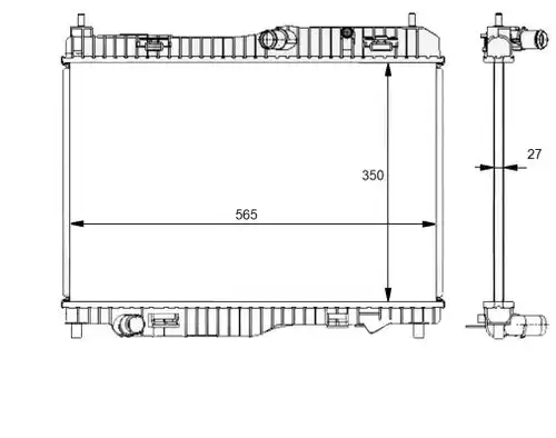 воден радиатор NRF 59134