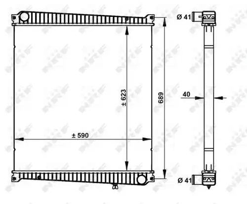 воден радиатор NRF 59212