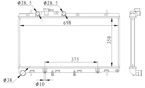 воден радиатор NRF 59227