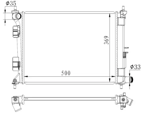 воден радиатор NRF 59263