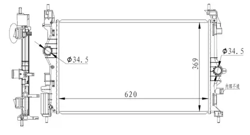 воден радиатор NRF 59265