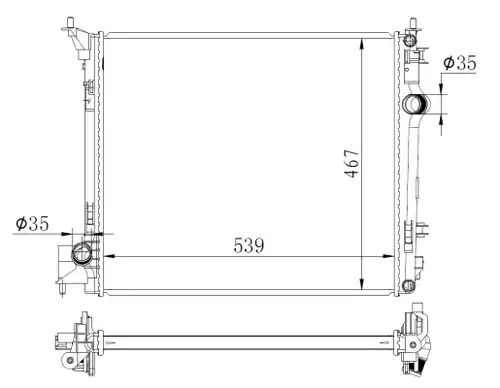 воден радиатор NRF 59271