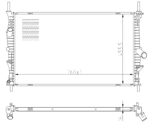 воден радиатор NRF 59293