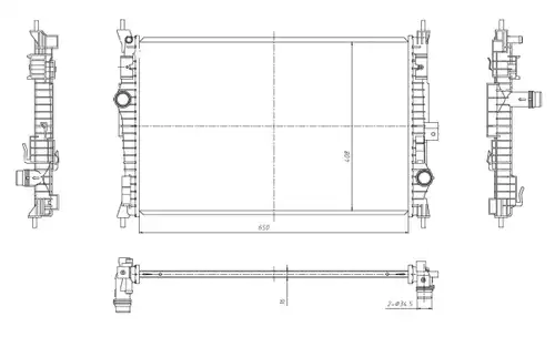 воден радиатор NRF 59302