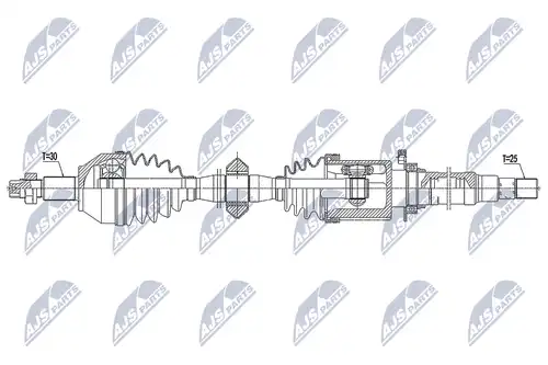 полуоска NTY NPW-AR-014