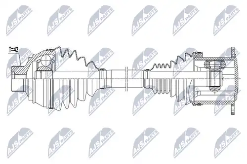 полуоска NTY NPW-AU-036