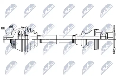 полуоска NTY NPW-AU-038