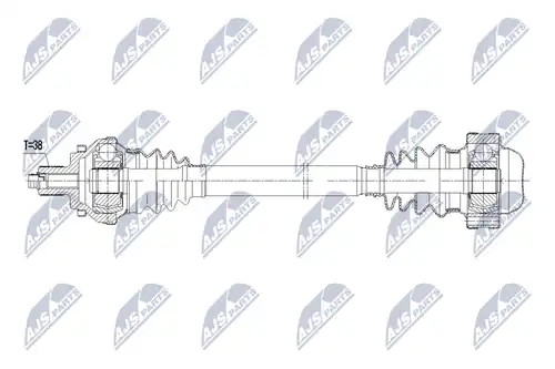 полуоска NTY NPW-AU-044