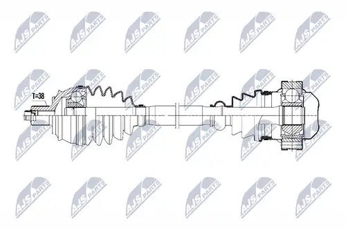 полуоска NTY NPW-AU-050