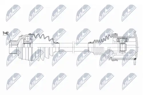 полуоска NTY NPW-AU-053