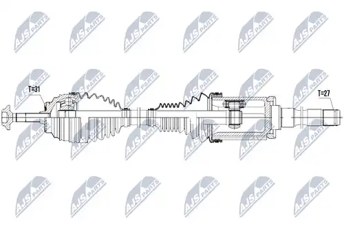 полуоска NTY NPW-BM-027