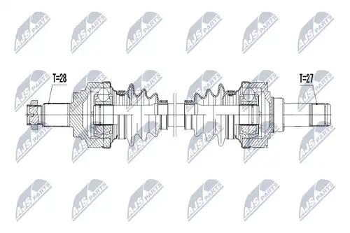 полуоска NTY NPW-BM-047