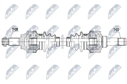 полуоска NTY NPW-BM-048