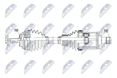 полуоска NTY NPW-BM-049