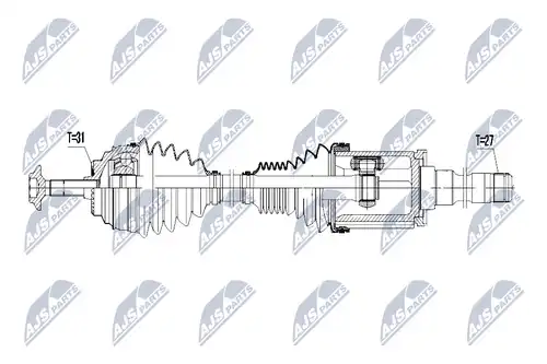 полуоска NTY NPW-BM-050