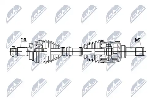 полуоска NTY NPW-BM-053