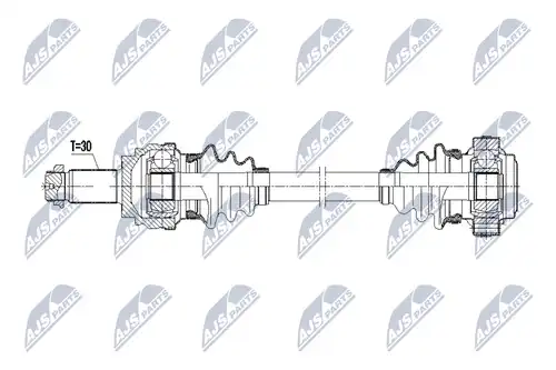 полуоска NTY NPW-BM-071