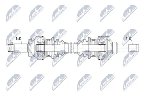 полуоска NTY NPW-BM-077