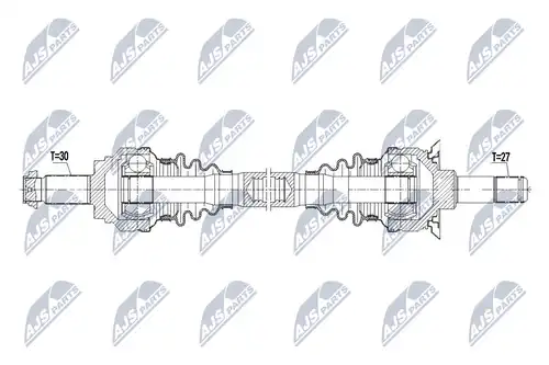 полуоска NTY NPW-BM-085