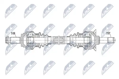 полуоска NTY NPW-BM-087