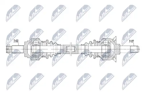 полуоска NTY NPW-BM-101