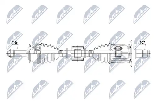 полуоска NTY NPW-BM-103