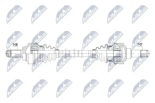 полуоска NTY NPW-BM-111