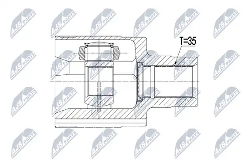 каре комплект, полуоска NTY NPW-BM-122