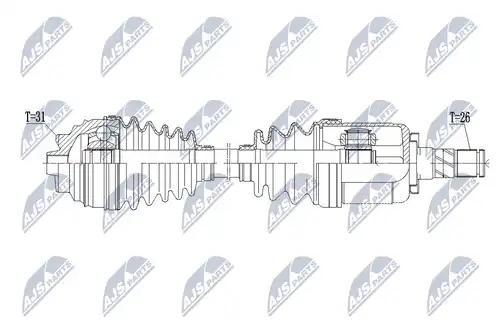 полуоска NTY NPW-BM-133