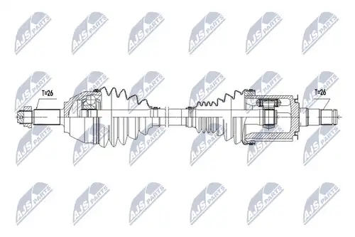 полуоска NTY NPW-BM-143