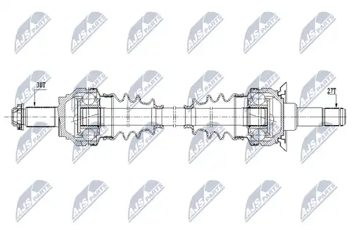 полуоска NTY NPW-BM-153