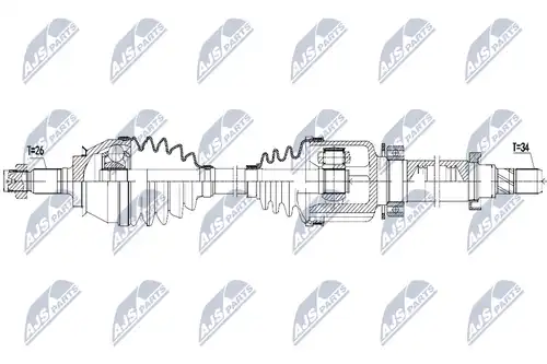 полуоска NTY NPW-BM-158