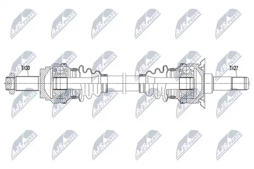 полуоска NTY NPW-BM-159