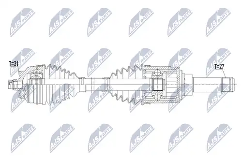 полуоска NTY NPW-BM-165