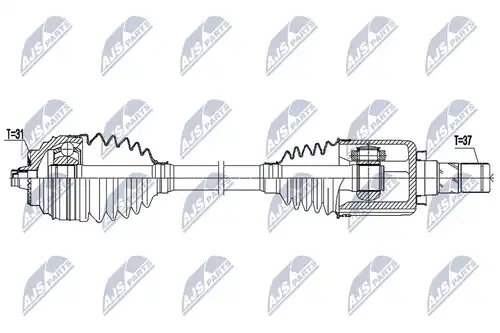 полуоска NTY NPW-BM-166