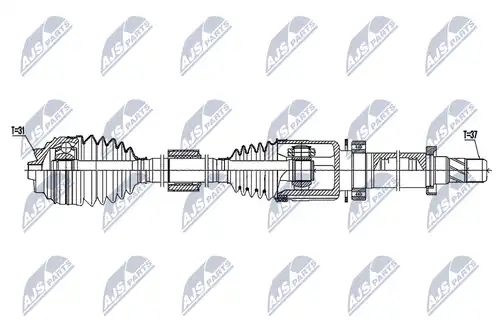 полуоска NTY NPW-BM-171