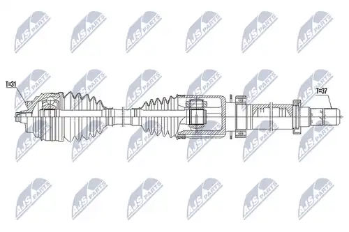 полуоска NTY NPW-BM-172