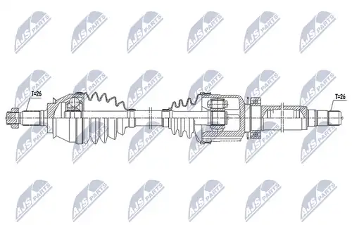 полуоска NTY NPW-BM-173