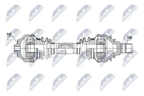 полуоска NTY NPW-BM-175