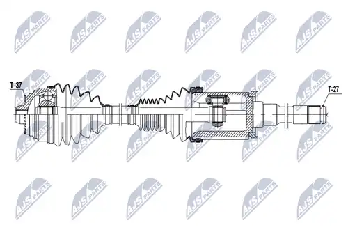 полуоска NTY NPW-BM-180