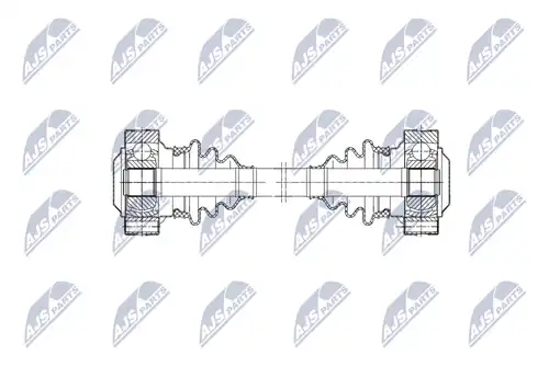 полуоска NTY NPW-BM-196