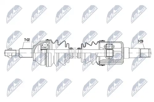 полуоска NTY NPW-CH-034