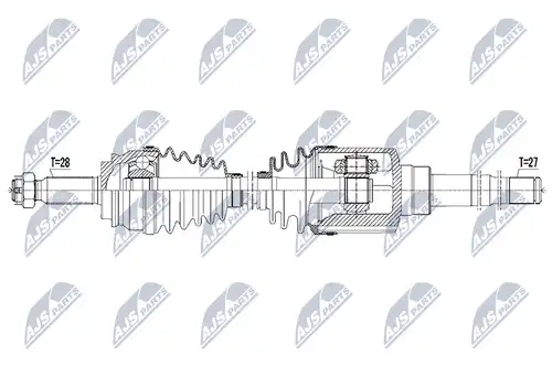 полуоска NTY NPW-CH-044