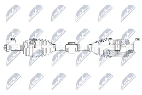 полуоска NTY NPW-CH-058