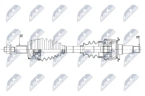 полуоска NTY NPW-CH-084