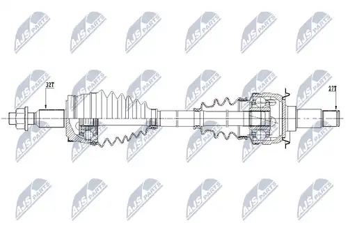 полуоска NTY NPW-CH-086