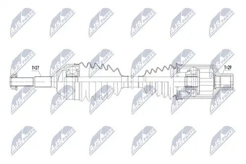 полуоска NTY NPW-CH-098